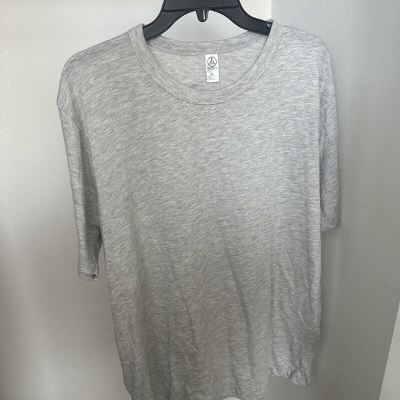 ALTERNATIVE APPAREL INC Mens T shirt Size XL Gray 01170C1 LS GO-TO TEE - Picture 1 of 9